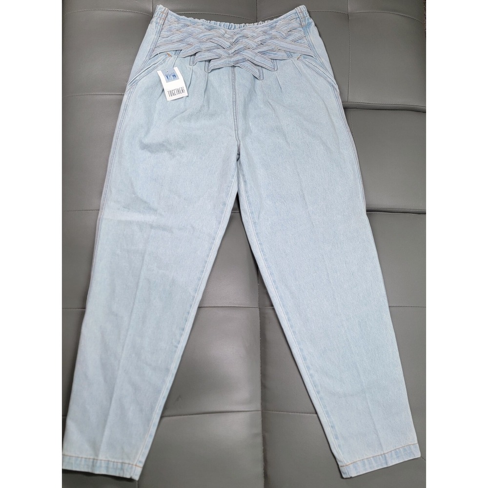Vintage Together Light Blue High Rise Women Jeans
